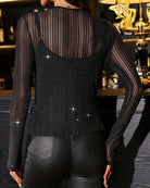 Casual Chic Knit Coat with a Sexy Edge