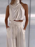 Luxurious Two-Piece Silk Set for Women
