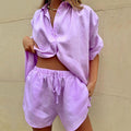 Women's Casual Two-Piece Summer Set - Lightweight & Breezy