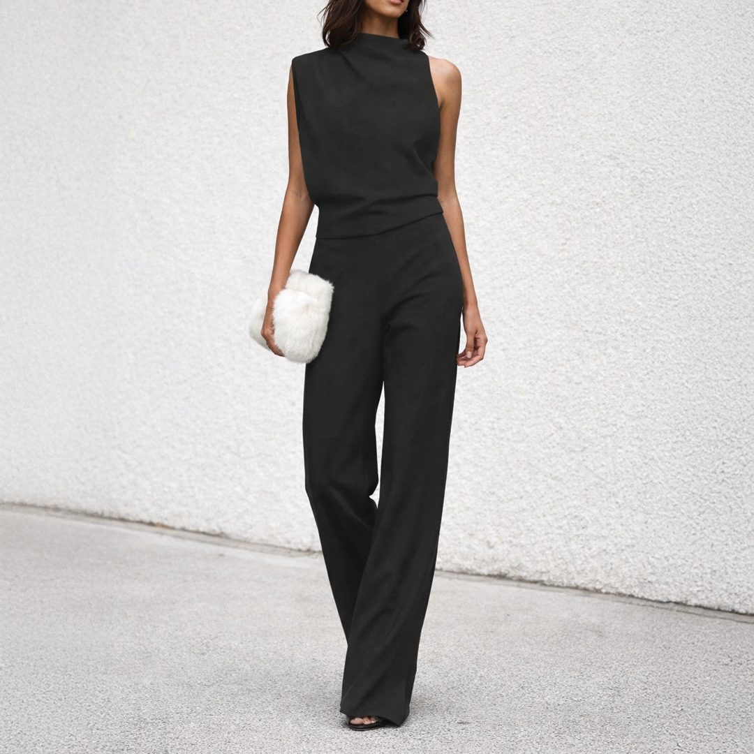 Clara - Chic Sleeveless Jumpsuit for Effortless Sophistication