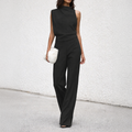 Women's Chic Sleeveless Jumpsuit for Effortless Sophistication