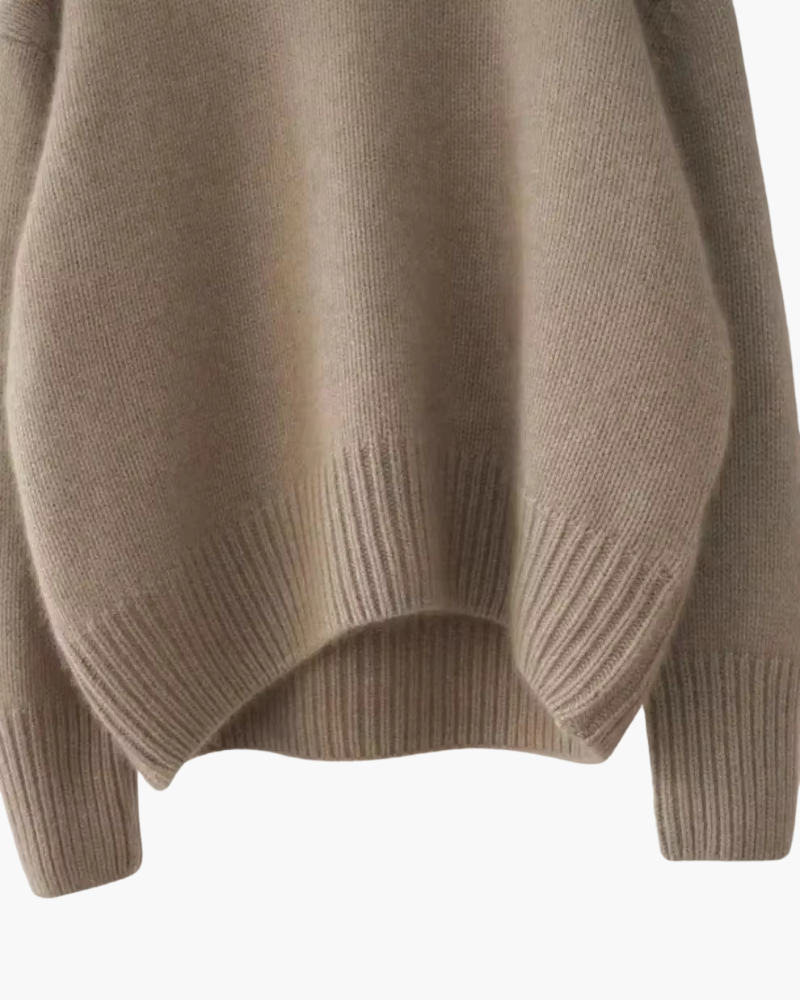 Cozy Ultra-Soft High-Neck Knit Sweater