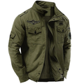 Men's Structured Military Jacket – Slim Fit, Tough and Modern