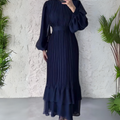 Women's Timeless Pleated Elegance Dress
