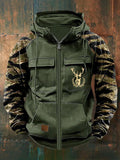 Men's Zip Hooded Jacket - Versatile All-Weather Style