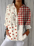 Women's Country Patchwork Blouse