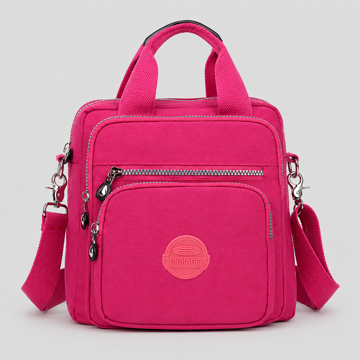Women > Bags > Crossbody : 4-in-1 Women's Crossbody Bag – Stylish, Practical & Versatile in Fuchsia van DUUWE