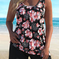 Women's Clara Floral Print Tankini Set – Vibrant & Flattering Swimwear