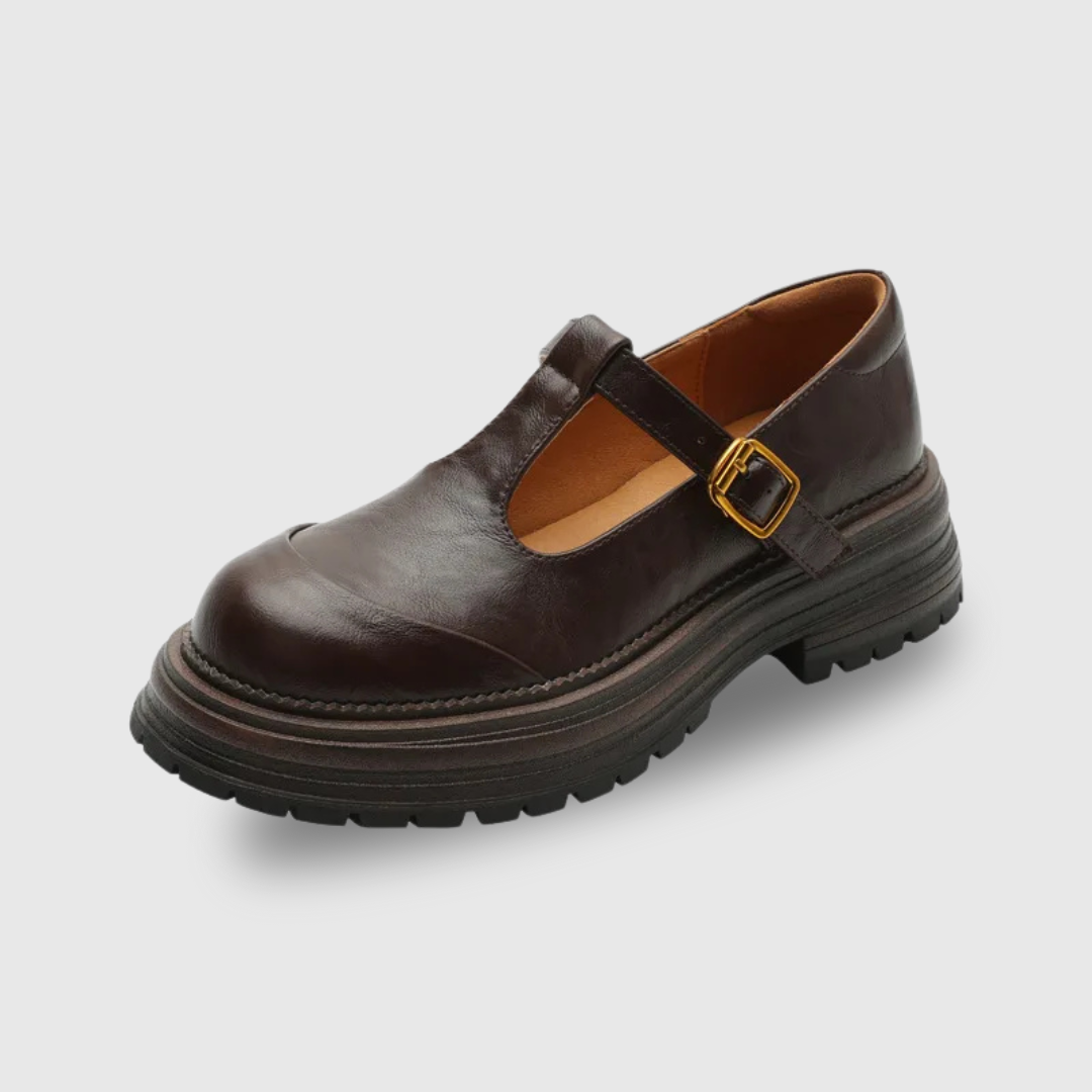 Farisse T-Bar Shoes - Sleek Style with All-Day Comfort