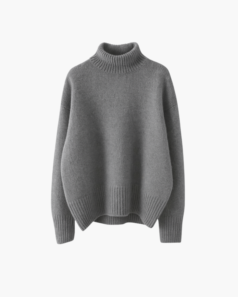 Cozy Ultra-Soft High-Neck Knit Sweater