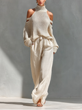 Liora | Knit Cold-Shoulder Set