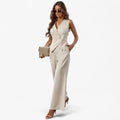 Women's Sleeveless Suit for Effortless Elegance