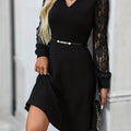 Women's Lace Midi Dress – Elegant, Timeless Chic for Any Occasion