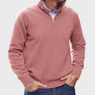 Classic Quarter-Zip Everyday Sweater - Timeless Style and All-Day Comfort
