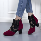 Breathable Orthopedic Heels for All-Day Comfort Red | DUUWE