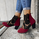 Breathable Orthopedic Heels for All-Day Comfort Red | DUUWE