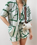 Women's Summer Set – Multicolor Cotton, Vibrant & Comfortable
