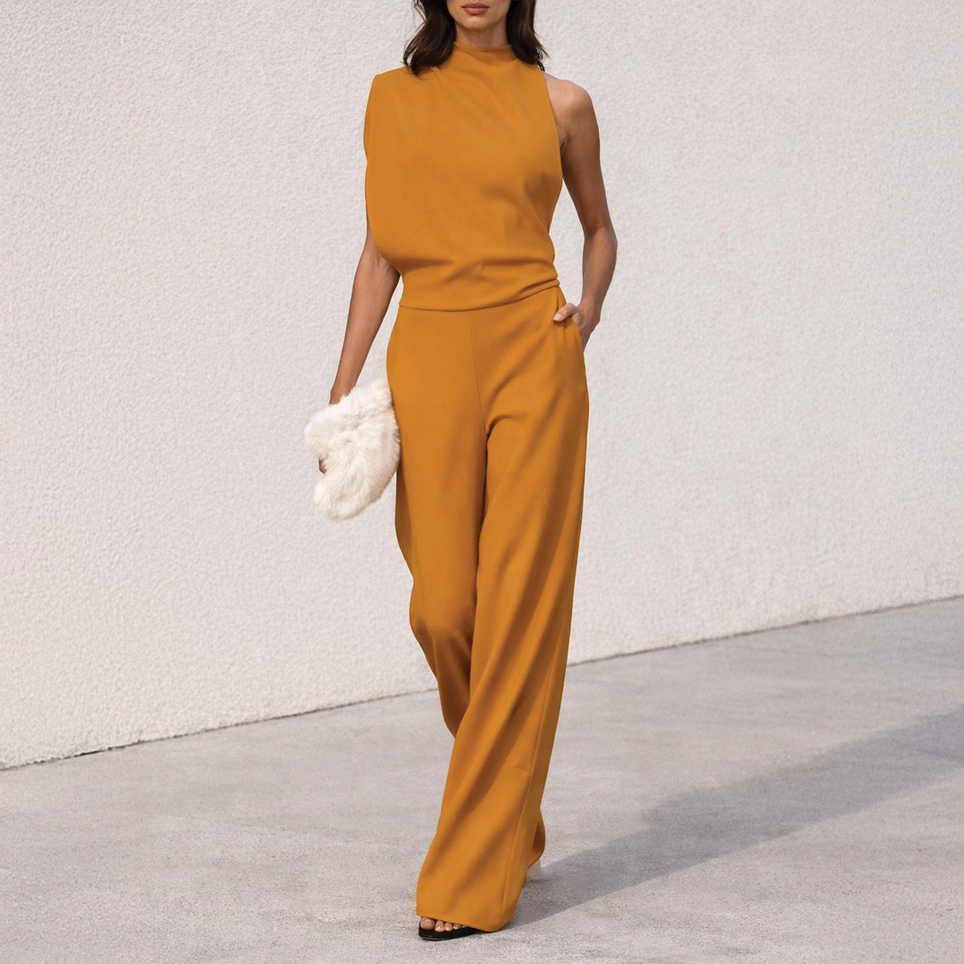 Clara - Chic Sleeveless Jumpsuit for Effortless Sophistication