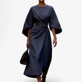 Women's Chic Asymmetric Dress with a Modern, Elegant Silhouette