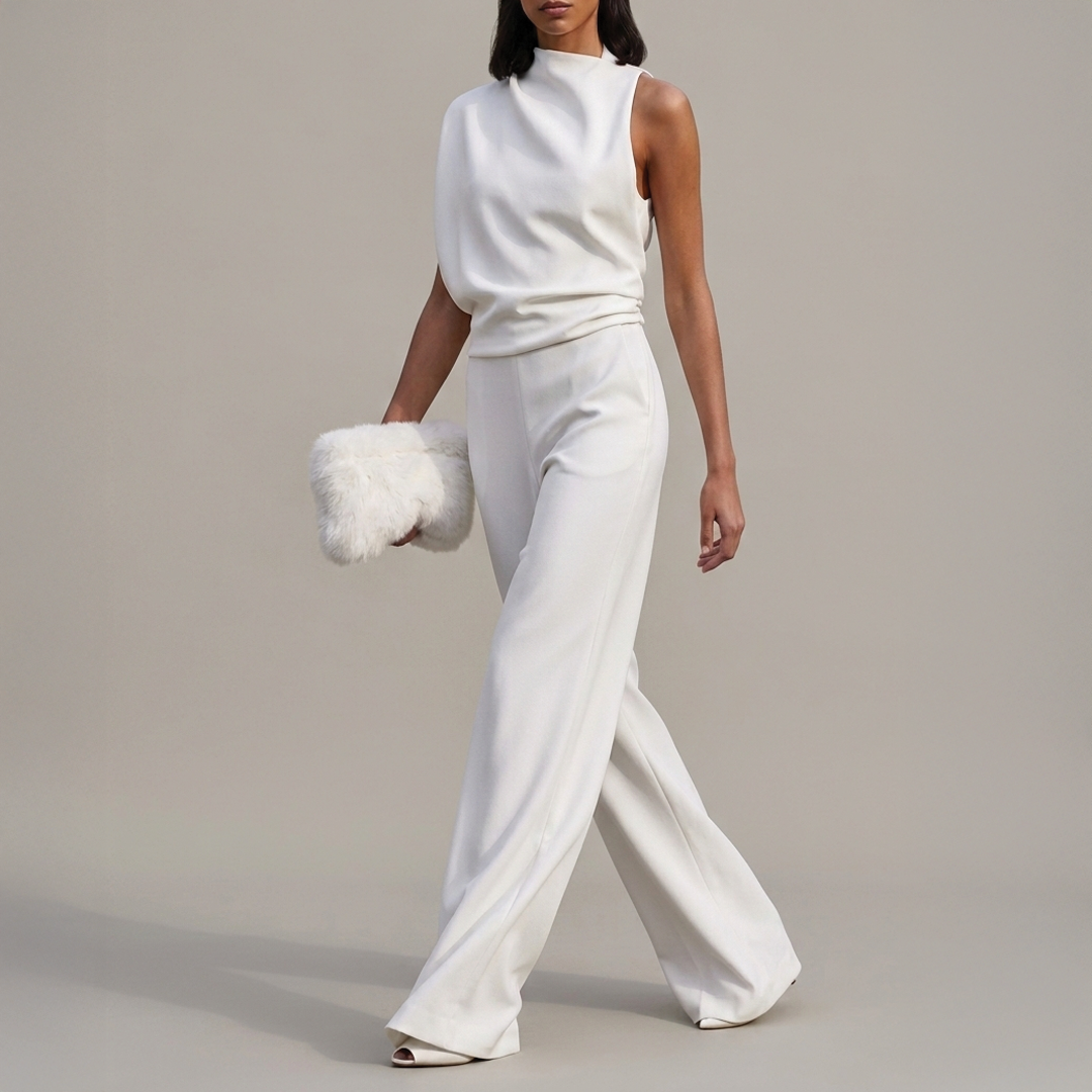 Clara - Chic Sleeveless Jumpsuit for Effortless Sophistication