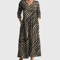 Women's Graceful Flow Midi Dress for Effortless Elegance