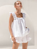 Women's Ruffle Lounge Set - Soft, Elegant Comfort