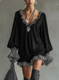 Women's Flirty Ruffled Mini Dress