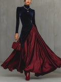 Women's Velvet & Satin Gown — Luxe Evening Wear