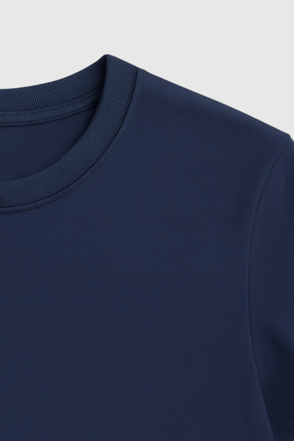 Camisa azul marino hombre de algodón casual