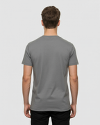 Camisa gris hombre de algodón casual