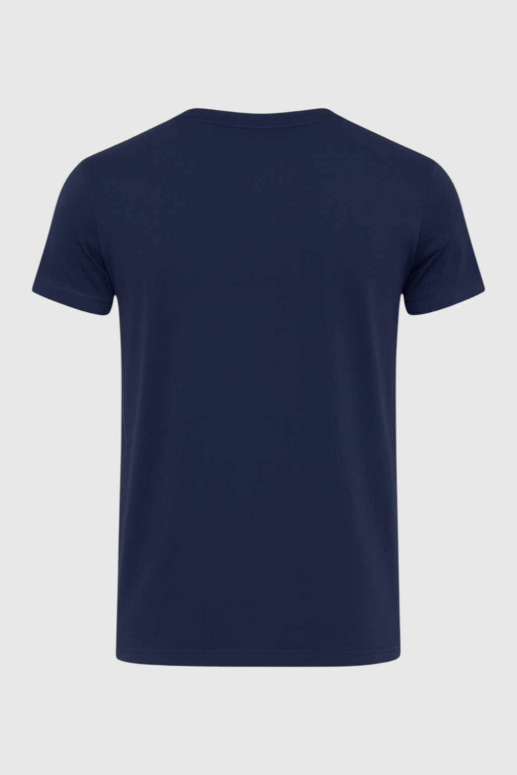 Camisa Azul Marino Hombre de Algodón Casual