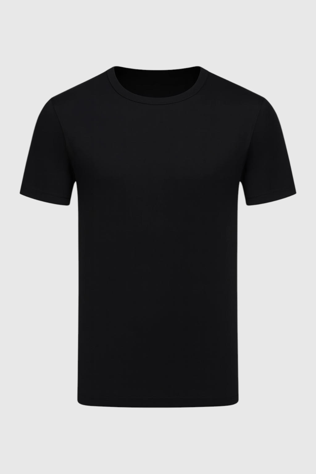 Camisa Negro Hombre de Algodón Casual