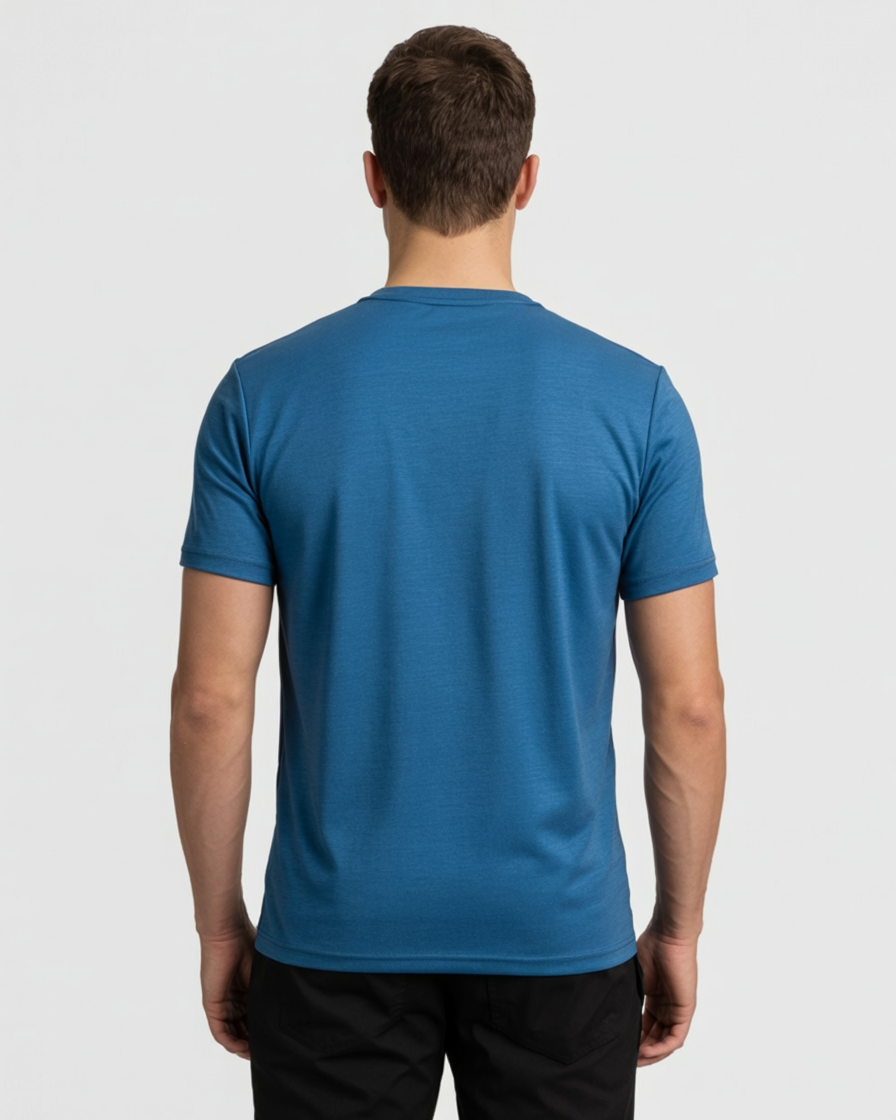 Camiseta azul marino para hombre