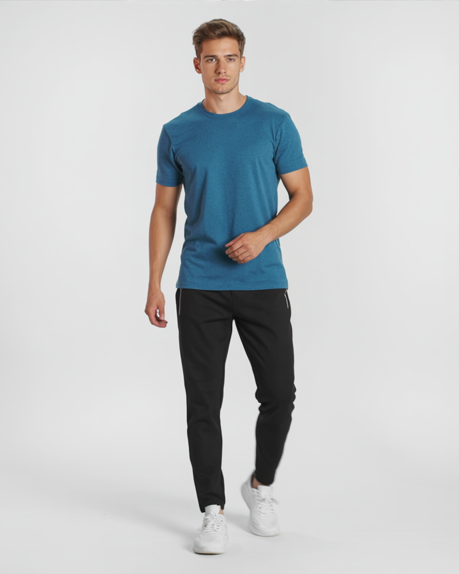 Camiseta azul marino para hombre