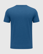 Camiseta azul medio para hombre