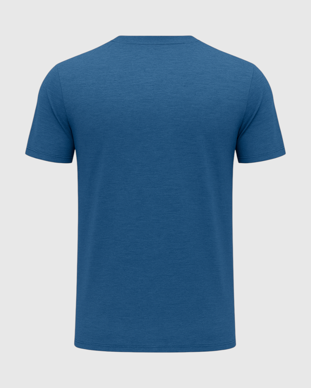 Camiseta azul medio para hombre