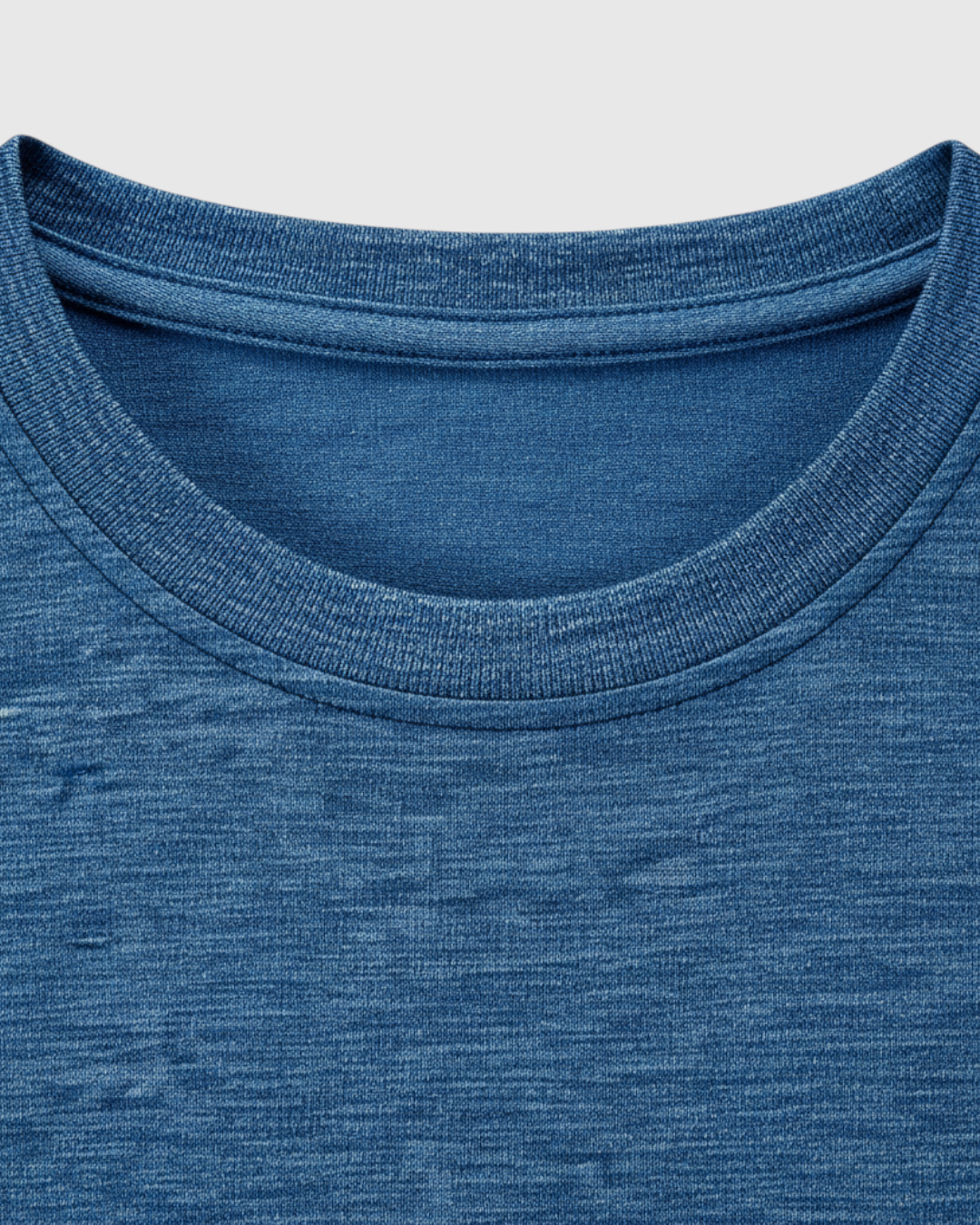Camiseta azul medio para hombre