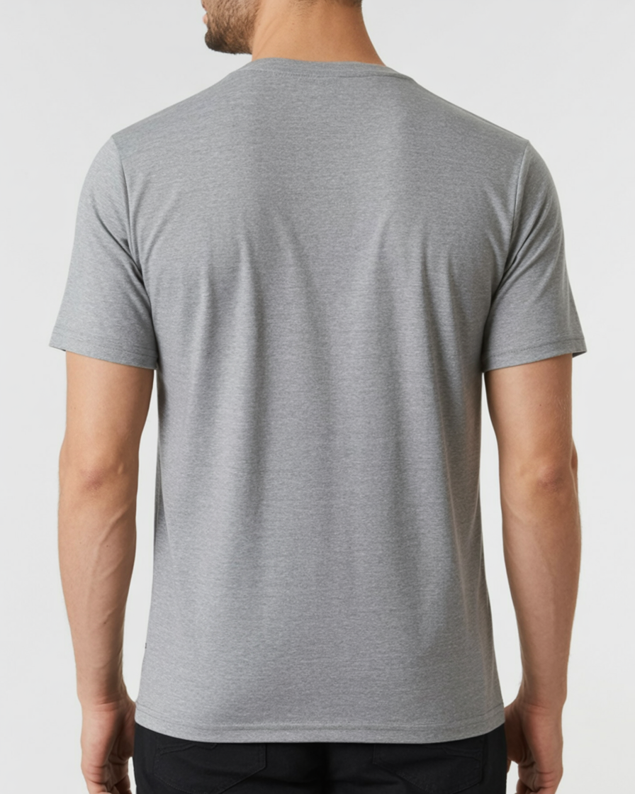 Camiseta gris claro para hombre