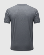 Camiseta gris oscuro para hombre