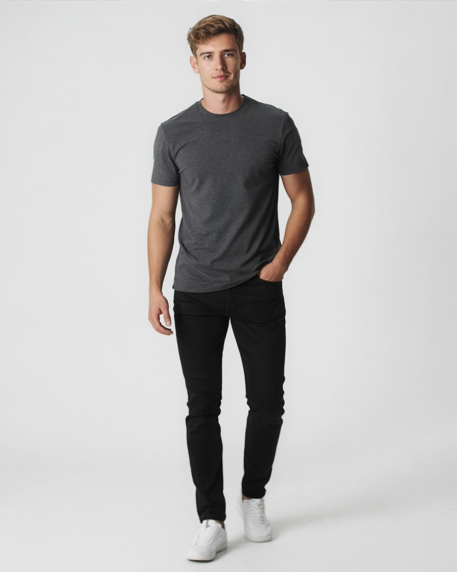 Camiseta negro para hombre