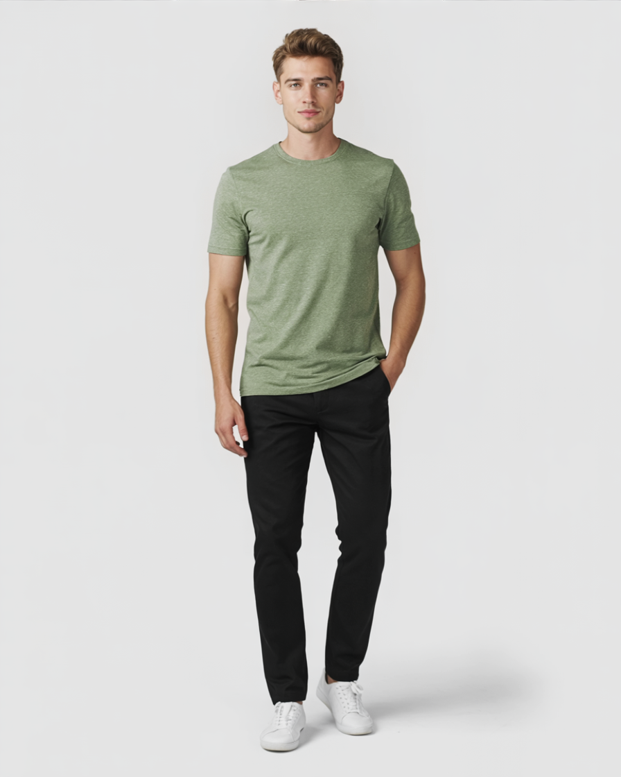 Camiseta verde para hombre