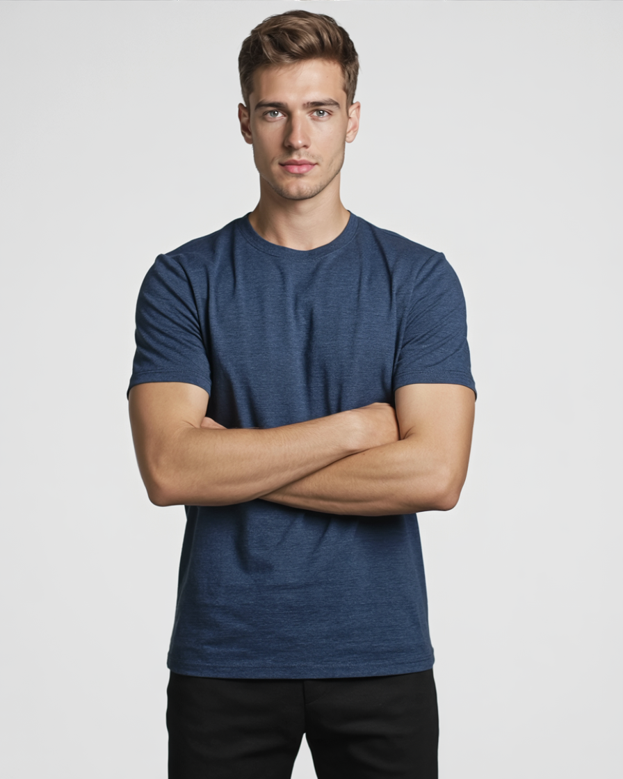 Camiseta Azul Oscuro para Hombre