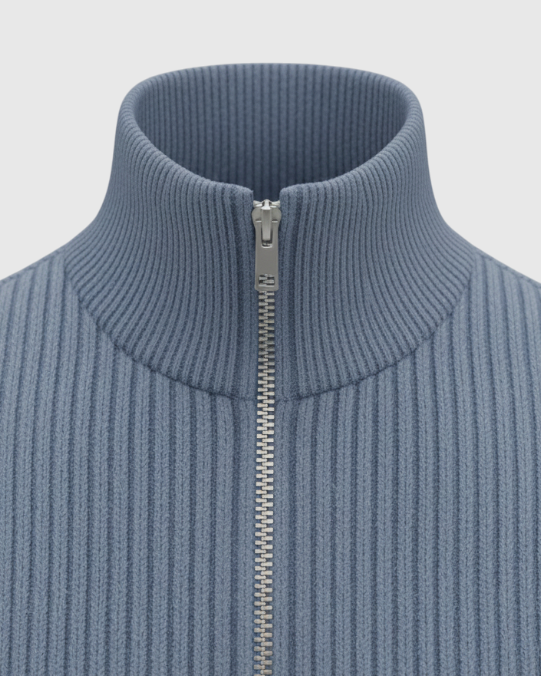 Cárdigan de punto con cremallera para hombre