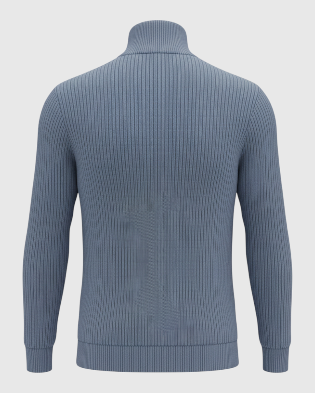 Cárdigan de punto con cremallera para hombre