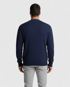 Cárdigan de punto con cuello en v para hombre