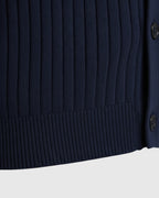 Cárdigan de punto con cuello en v para hombre