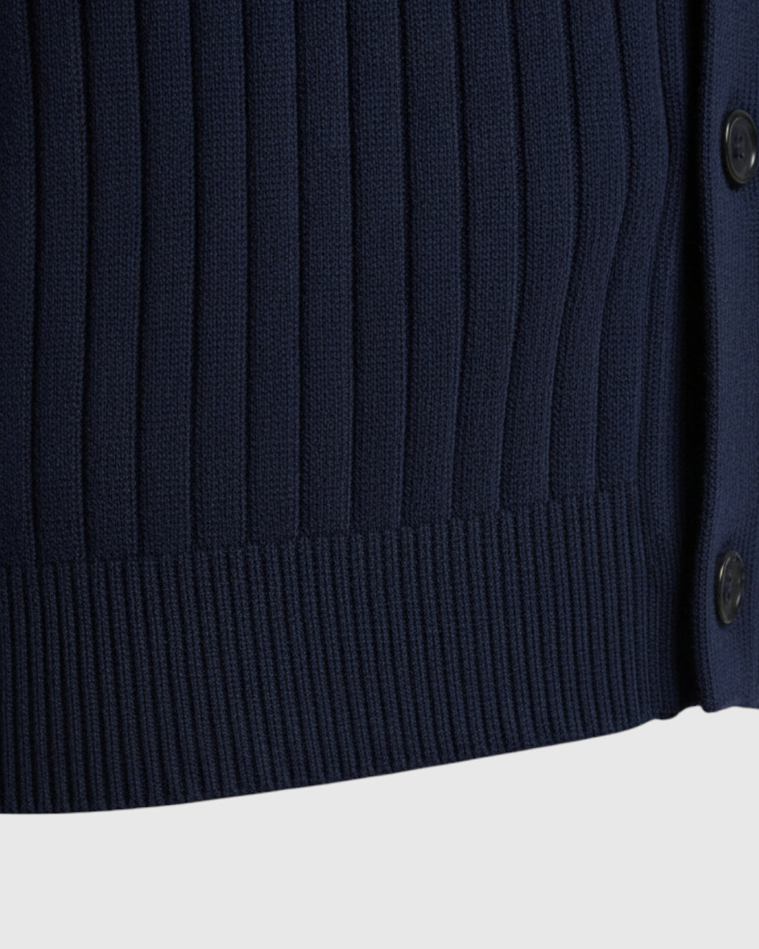 Cárdigan de punto con cuello en v para hombre