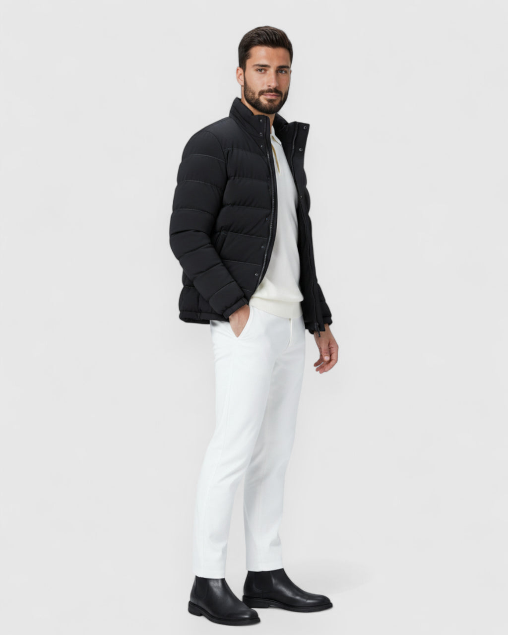 Chaqueta acolchada ligera para hombre