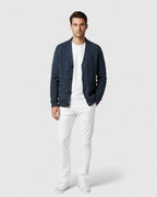 Chaqueta bomber de punto para hombre