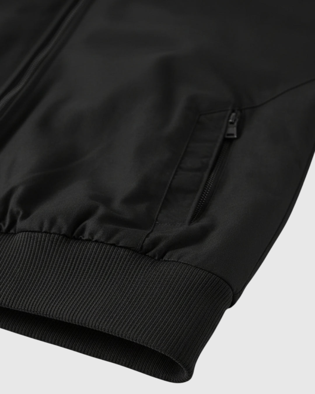 Chaqueta bomber de algodón para hombre – negro